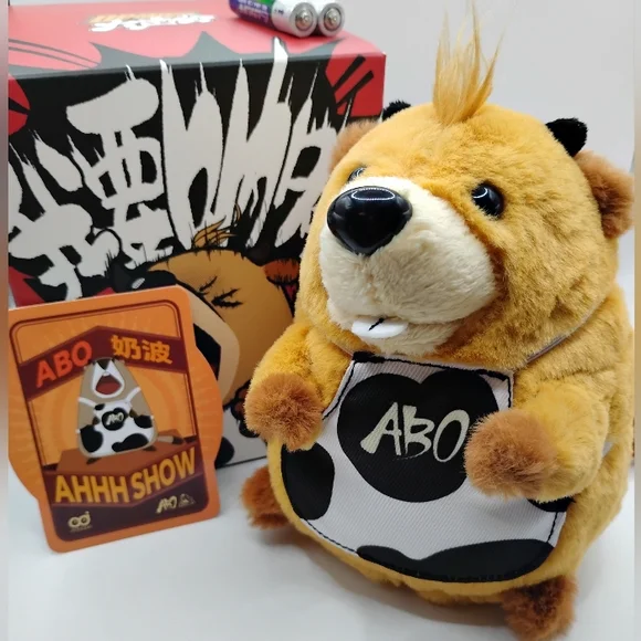 🦫ABO Yell-Mates Screaming Beaver 🦫Plush - Picture 1 of 3